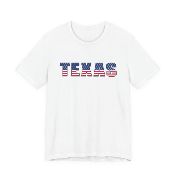 Texas T-shirt - Patriotic USA Stars Stripes Shirt