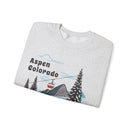Aspen, Colorado Sweatshirt - Unisex Retro Ski Mountain Gondola Aspen Sweatshirt-9