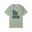 Maine T Shirt, Comfort Colors Cotton 100% Cotton Trees Tee-2
