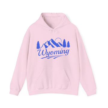 Wyoming Hoodie - Mountain Unisex Wyoming Hoodie Sweatshirt
