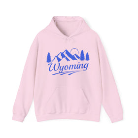 Wyoming Hoodie - Mountain Unisex Wyoming Hoodie Sweatshirt