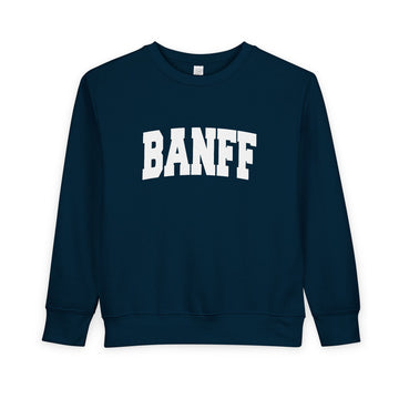 Buy navy Banff, Canada Toddler Sweatshirt - Banff Toddler Crewneck Sweatshirt