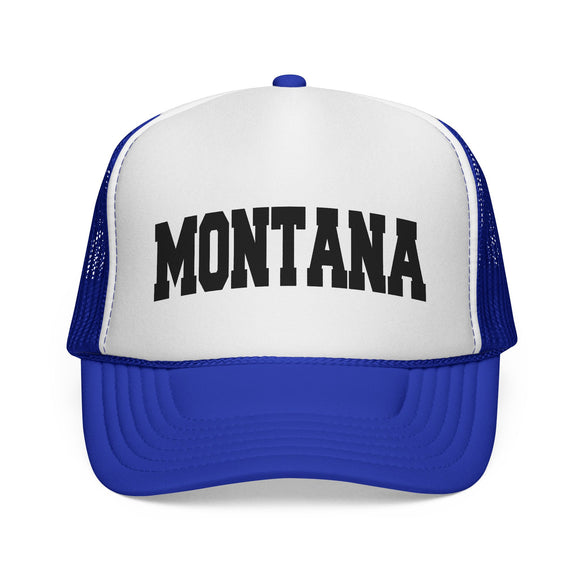 Montana Retro Collegiate Style Trucker Hat