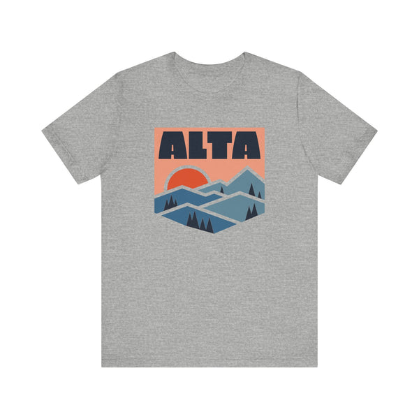 Alta, Utah T Shirt - Retro Graphic Tee