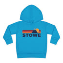 Stowe, Vermont Toddler Hoodie - Unisex Mountain Stowe Pullover Sweatshirt, Kids Hooded Jumper, Vermont Souvenir-3