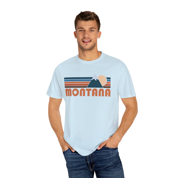 Montana Graphic Tee, Comfort Colors Retro Unisex T shirt, Mountain Adventure Shirt