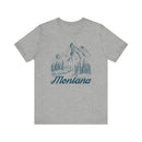 Montana Graphic Tee - Mountain Illustration Montana T Shirt-5