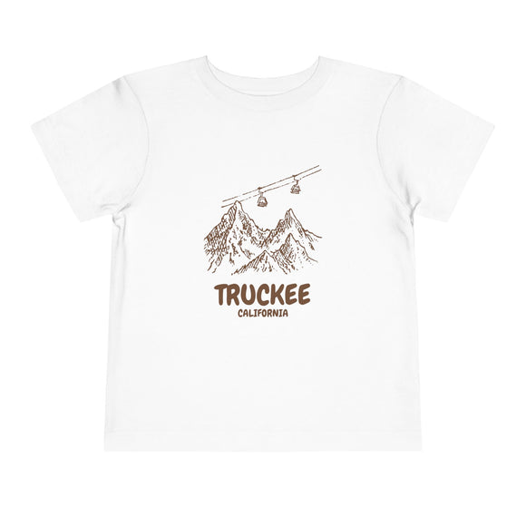 Truckee, California Toddler T-Shirt — Vintage Gondola Ski Mountain Tee