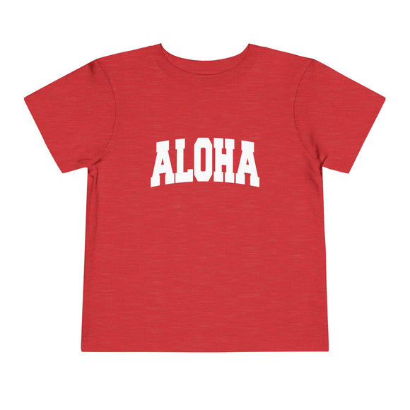 Aloha Toddler Graphic Tee - Kids Aloha Vacation T-Shirt