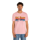 Ski Bum T-Shirt - Mountain Sunset Unisex Ski Bum Shirt-112