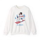 Alaska Sweatshirt - Ski Snowman Graphic Crewneck-1