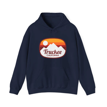 Truckee, California Hoodie - Retro Ombre Unisex Truckee Hoodie Sweatshirt