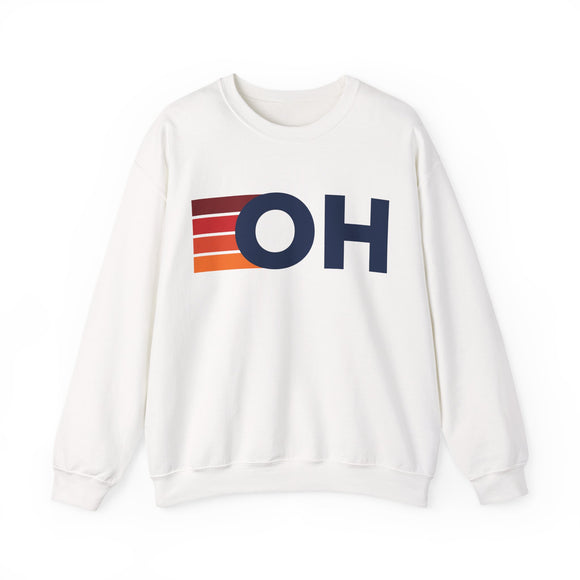 Ohio Retro Sweatshirt | Retro Stripes Ohio