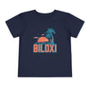 Biloxi, Mississippi Toddler T-Shirt - Retro Palm Tree Toddler Biloxi Shirt