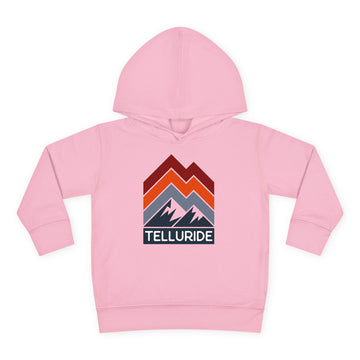 Buy pink Telluride, Colorado Toddler Hoodie - Unisex Telluride Toddler Sweatshirt