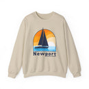 Newport, Rhode Island Sweatshirt - Sailboat Newport Crewneck Sweatshirt-2