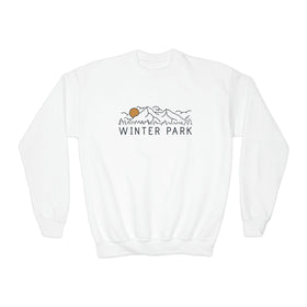 Winter Park Youth Sweatshirt - Unisex Kid's Winter Park Crewneck Sweatshirt