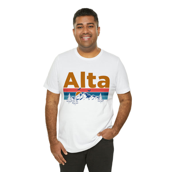 Alta, Utah Shirt - Mountain Sunset Unisex Alta T-Shirt