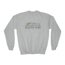 Winter Park Youth Sweatshirt - Unisex Kid's Winter Park Crewneck Sweatshirt-1