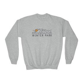 Winter Park Youth Sweatshirt - Unisex Kid's Winter Park Crewneck Sweatshirt