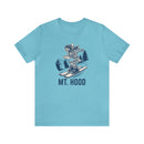 Mt Hood, Oregon T-Shirt - Skeleton Skier Unisex Mt Hood Shirt-1