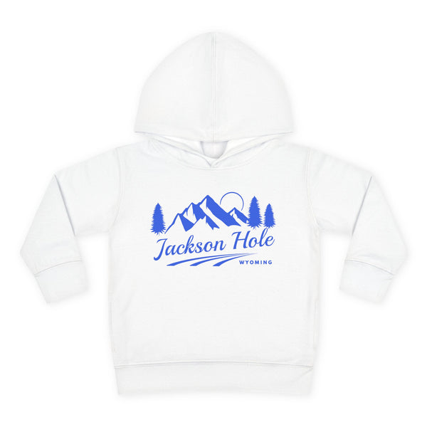 Jackson Hole, Wyoming Toddler Hoodie - Unisex Mountain Jackson Hole Pullover Sweatshirt, Kids Hooded Jumper, Wyoming Souvenir