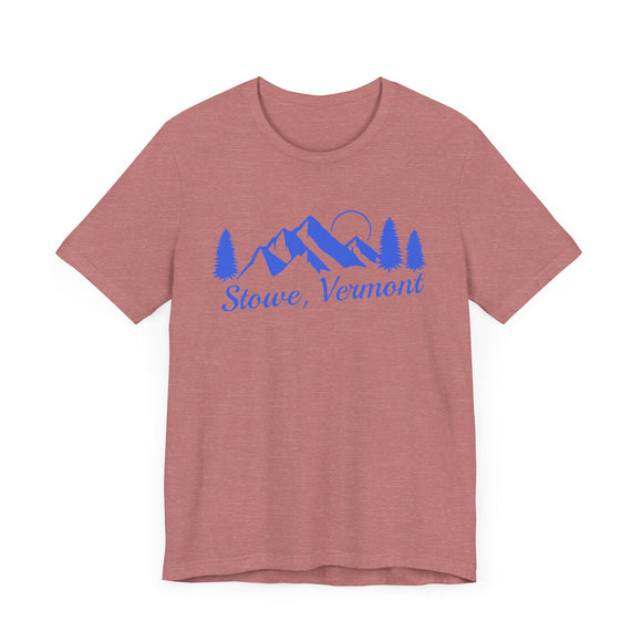 Stowe, Vermont T-Shirt - Retro Mountain Unisex Stowe Shirt