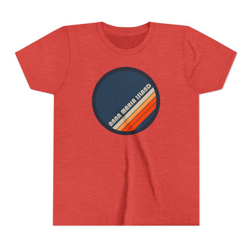 Buy heather-red Anna Maria Island, Florida Youth Graphic Tee - Kids Anna Maria Island T Shirt
