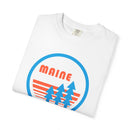 Maine T Shirt, Comfort Colors Cotton 100% Cotton Trees Tee-7