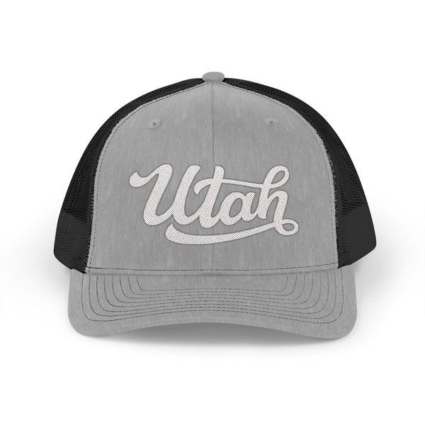 Utah Snapback Trucker Cap - Embroidered Utah Hat