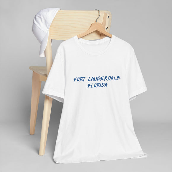 Fort Lauderdale T-Shirt | 100% Cotton Retro Florida Tee
