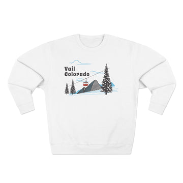 Premium Vail, Colorado Sweatshirt Unisex Crewneck, Premium Sweatshirt, Crewneck Jumper, Ski Resort Apparel