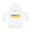 Missouri Toddler Hoodie - Retro Sunrise Unisex Missouri Toddler Sweatshirt-5