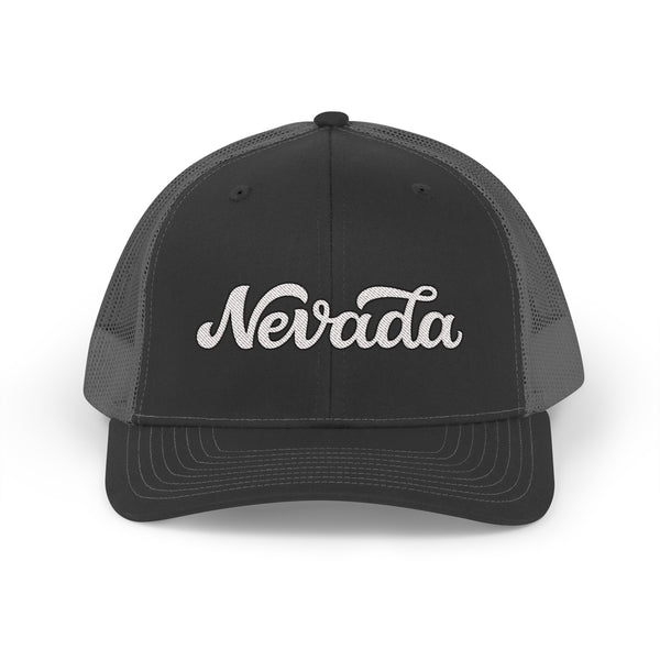 Nevada Snapback Trucker Cap - Embroidered Nevada Hat