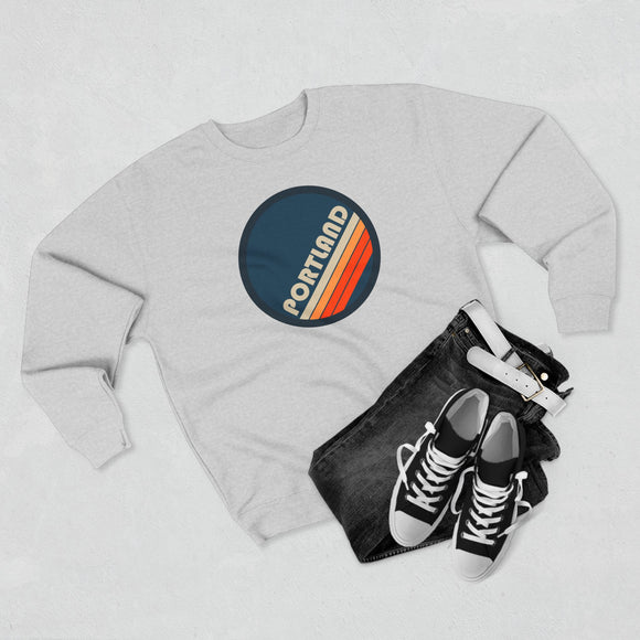 Premium Portland, Oregon Sweatshirt - Retro Unisex Premium Oregon Sweatshirt