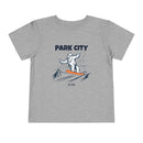Park City, Utah Yeti Snowboard Toddler Tee-4