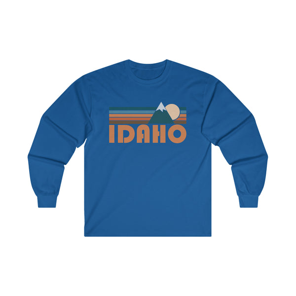 Idaho Long Sleeve Shirt - Retro Unisex Idaho Long Sleeve Tee