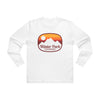 Winter Park, Colorado Mens Base Long-sleeve Tee - Retro Ombre Heavy Weight Long Sleeve T-shirt