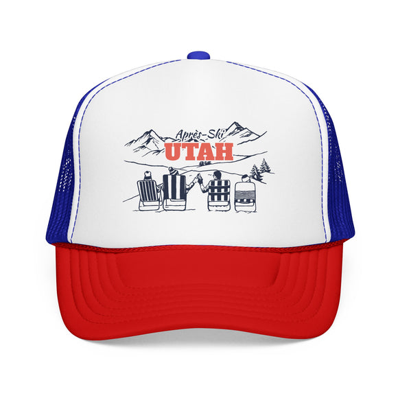 Utah Après-ski Trucker Hat — Foam Mesh Cap
