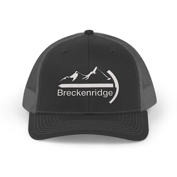 Breckenridge, Colorado Snapback Trucker Cap - Embroidered Breckenridge Hat