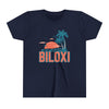 Biloxi, Mississippi Youth Shirt - Retro Palm Tree Biloxi Kid's T-Shirt
