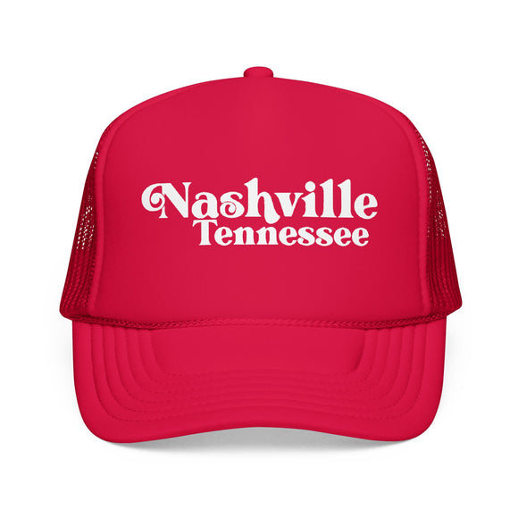 Nashville, Tennessee Trucker Hat - Foam Nashville Cap