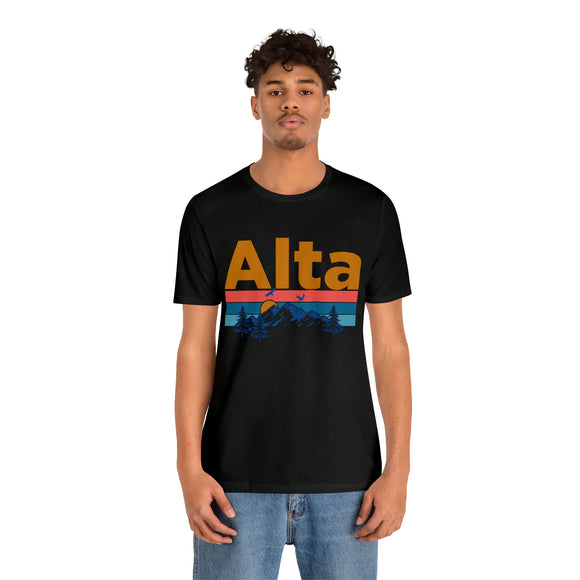 Alta, Utah Shirt - Mountain Sunset Unisex Alta T-Shirt