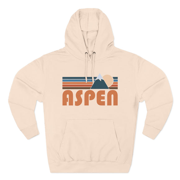Aspen, Colorado Hoodie - Retro Mountain Unisex Sweatshirt