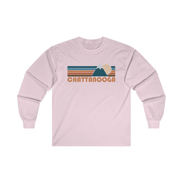 Buy light-pink Chattanooga, Tennessee Long Sleeve Shirt - Retro Unisex Chattanooga Long Sleeve Tee