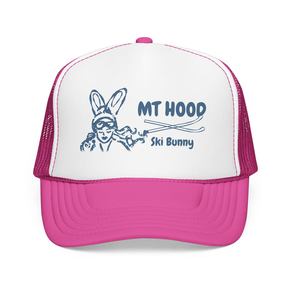 Mt Hood, Oregon Ski Bunny Trucker Hat