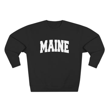 Buy black Premium Maine Retro Graphic Sweatshirt