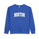 Boston, Massachusetts Toddler Sweatshirt - Boston Toddler Crewneck Sweatshirt-2