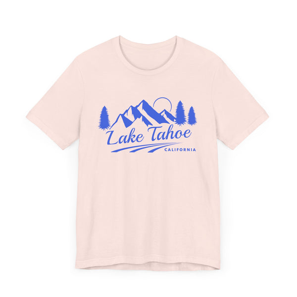 Lake Tahoe, California T-Shirt - Retro Mountain Unisex Lake Tahoe Shirt