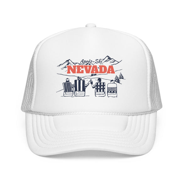 Nevada Après-ski Trucker Hat — Foam Mesh Cap